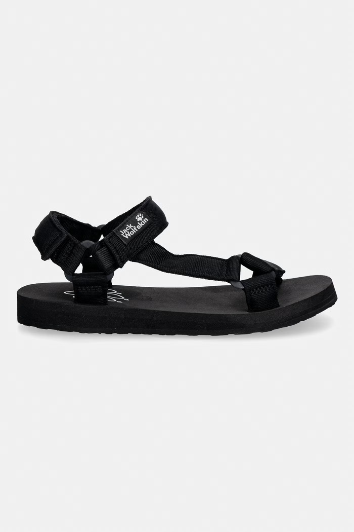 Jack Wolfskin sandale pentru femei Taiga A65623 negru SS26