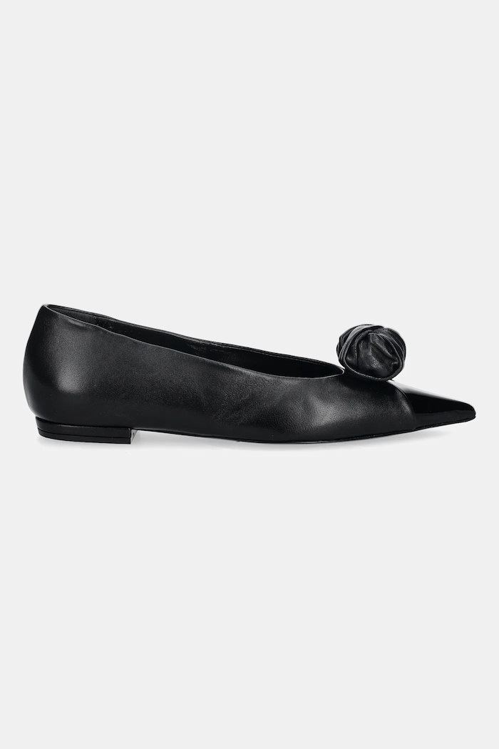 Rotate balerini de piele 115979100.100 negru SS26