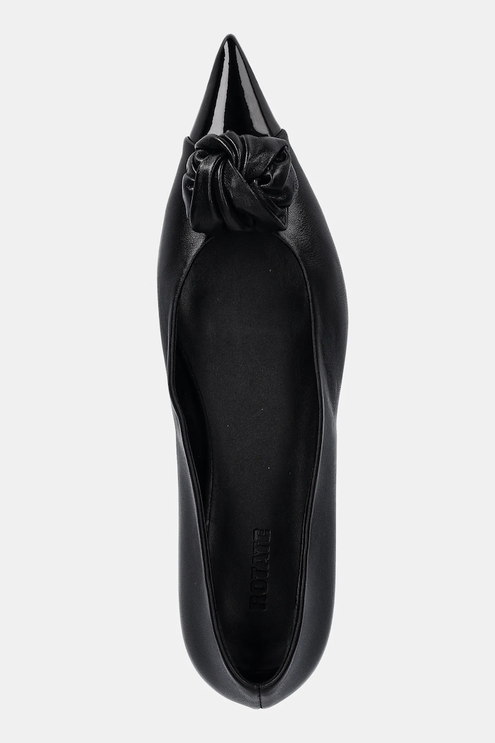 Rotate balerini de piele negru 115979100.100