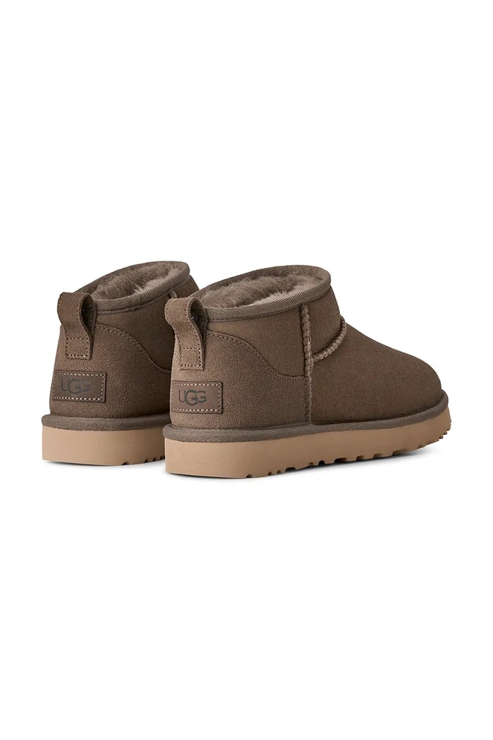 Obutev Snežke iz semiša UGG W Classic Ultra Mini 1116109.DDRG rjava