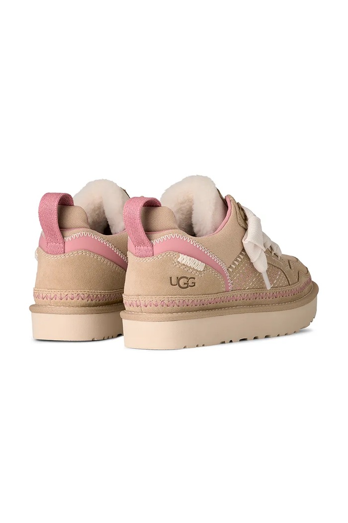 Shoes UGG suede sneakers W Lowmel Meadow 1175114.SNDC beige