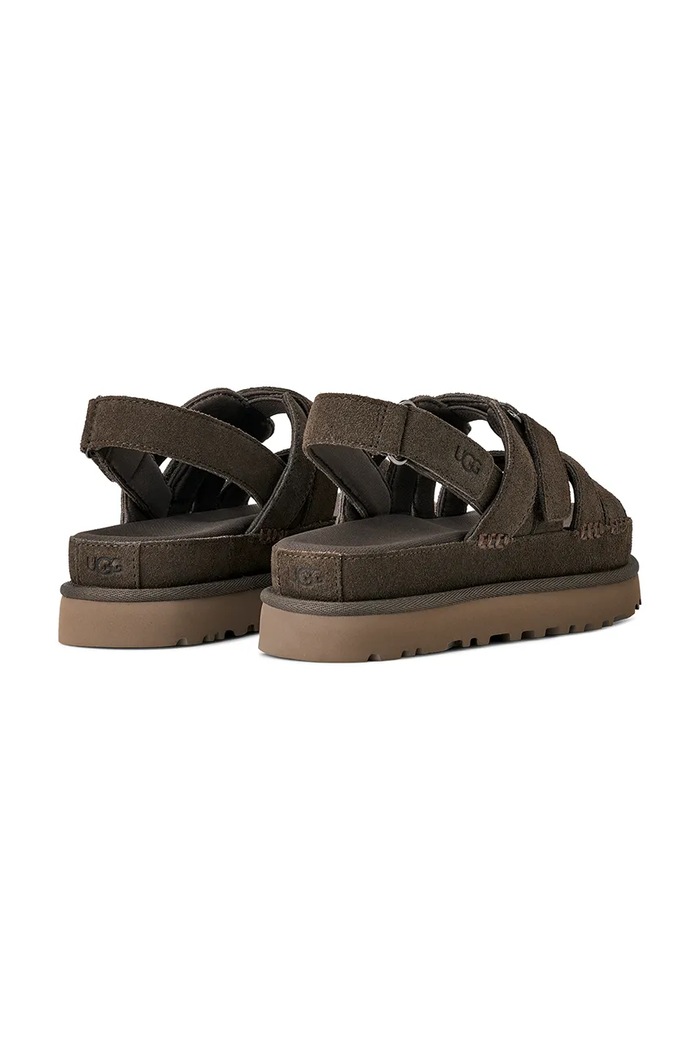 Boty Semišové sandály UGG W Goldenstar Gleam 1175122.DNSS hnědá