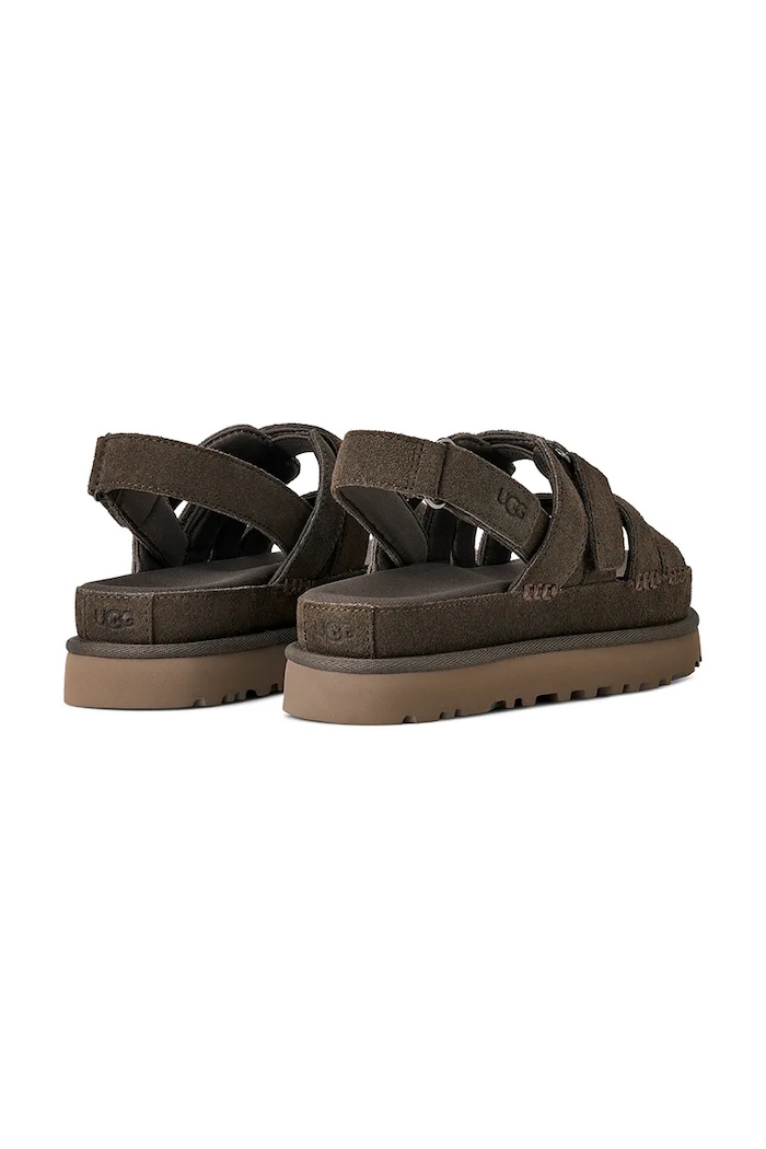 Boty Semišové sandály UGG W Goldenstar Gleam 1175122.DNSS hnědá