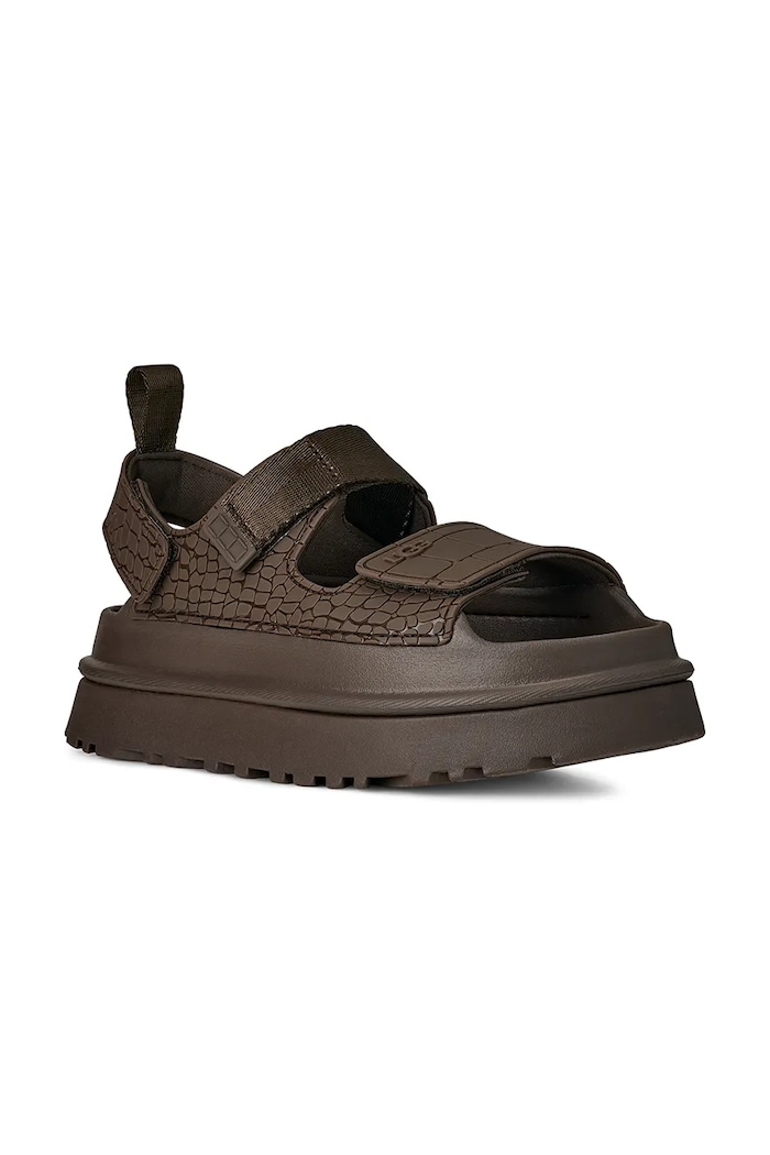 Sandale UGG W Goldenglow Embossed 1175311.DNSS smeđa SS26