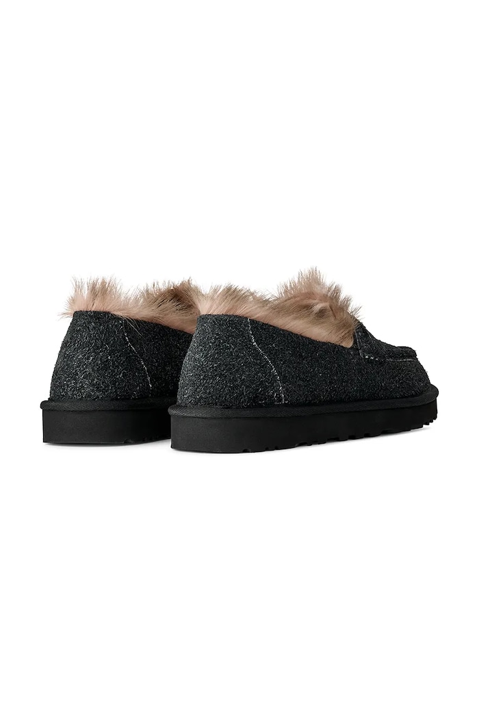 Obuwie UGG mokasyny zamszowe W Ellis Loafer 1179390.BLK czarny