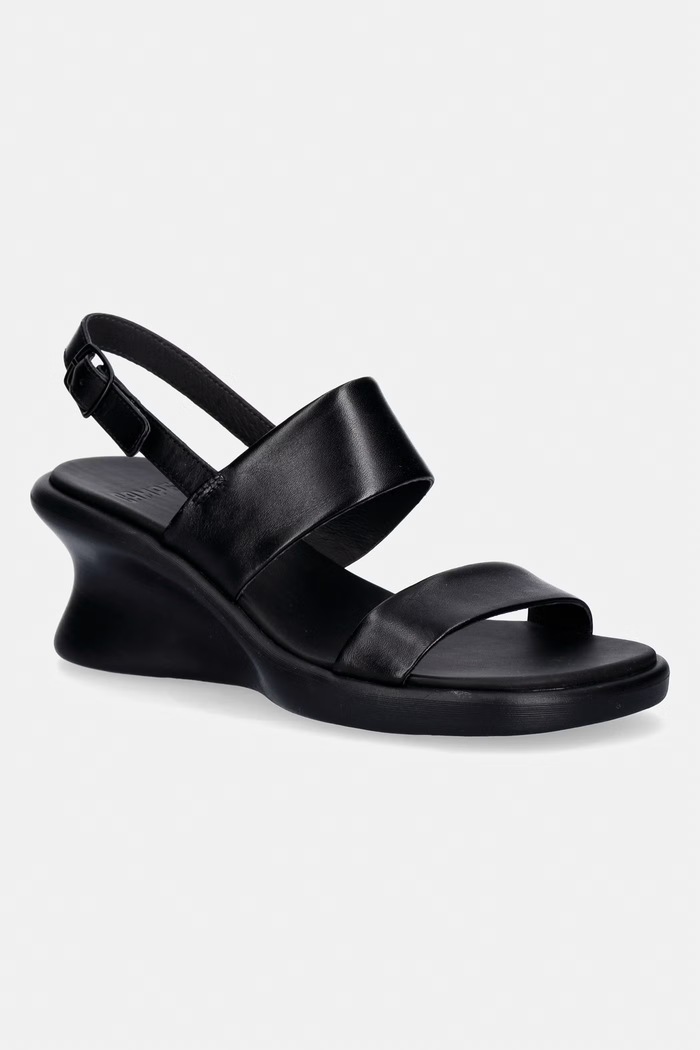 Camper sandały skórzane Louise Sandal 5-8 cm czarny K201915.001