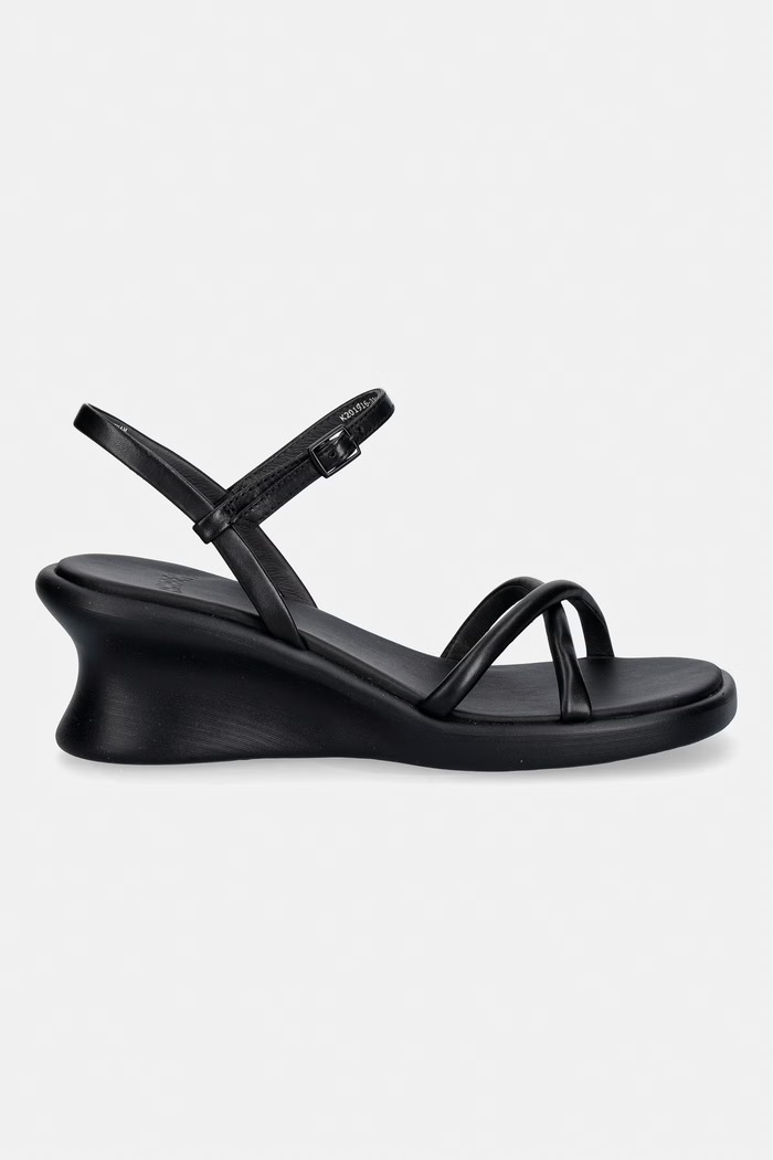 Kožené sandále Camper Louise Sandal K201916.001 čierna SS26