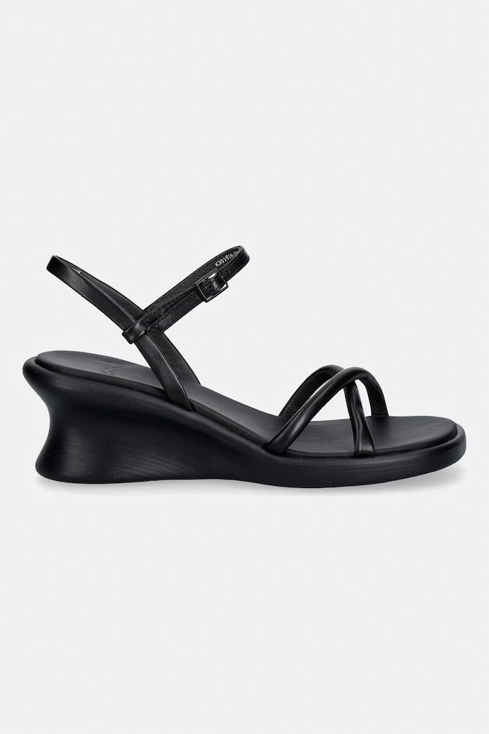 Kožené sandále Camper Louise Sandal K201916.001 čierna SS26