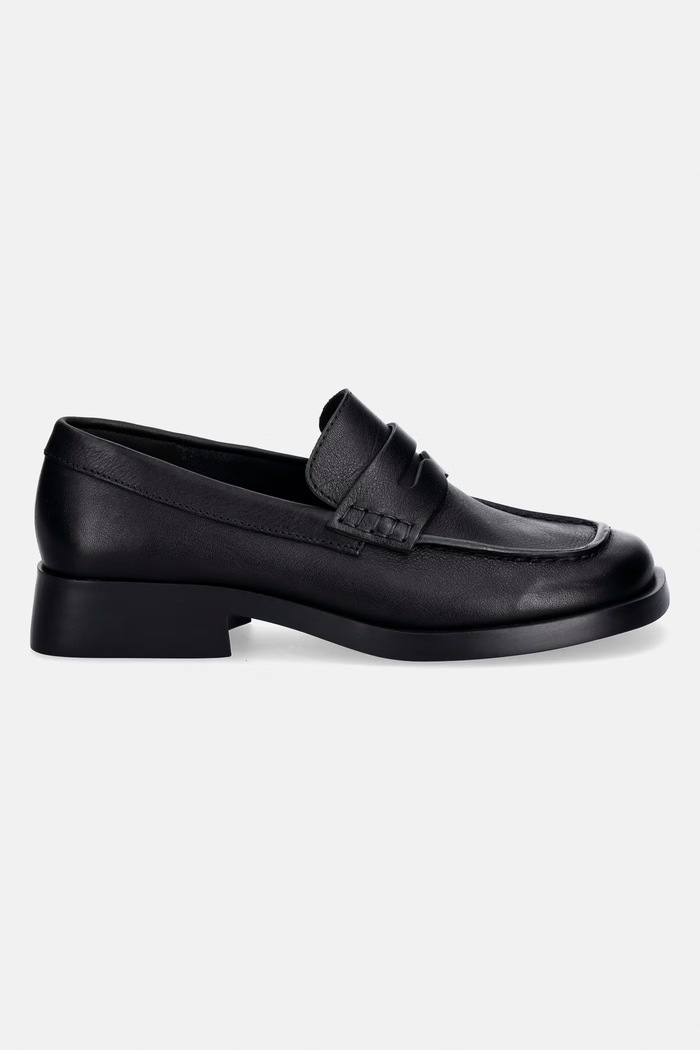Camper mokasyny skórzane Donna K201919.001 czarny SS26