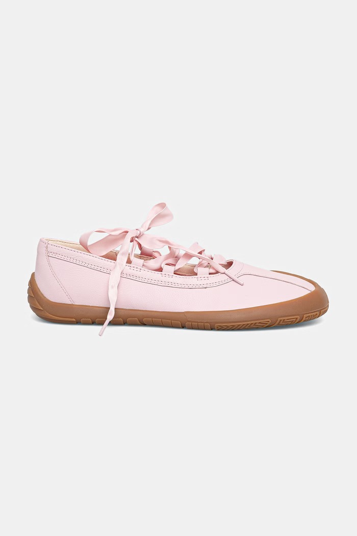 Camper baleríny kožené Peu Path+ K201921.004 ružová SS26