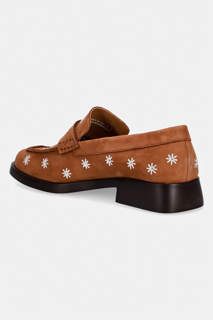 Obuwie Camper mokasyny zamszowe Donna K201937.001 brązowy