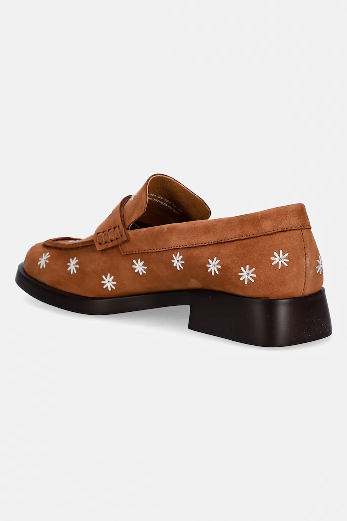 Obuwie Camper mokasyny zamszowe Donna K201937.001 brązowy