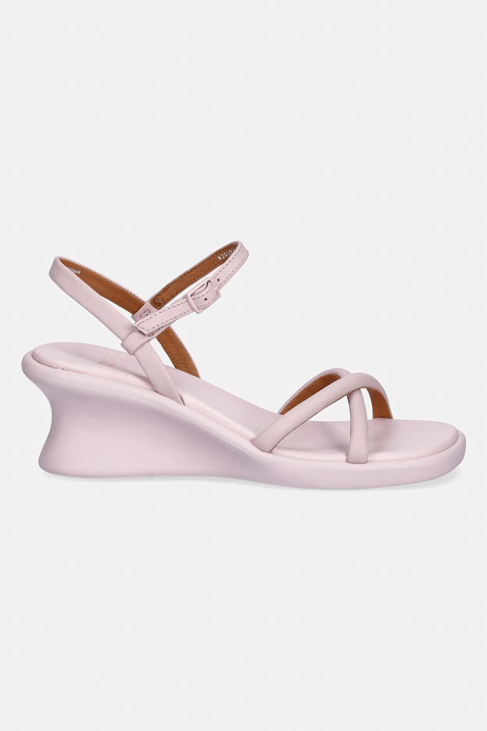 Camper kožené sandále Louise Sandal K201916.003 ružová SS26