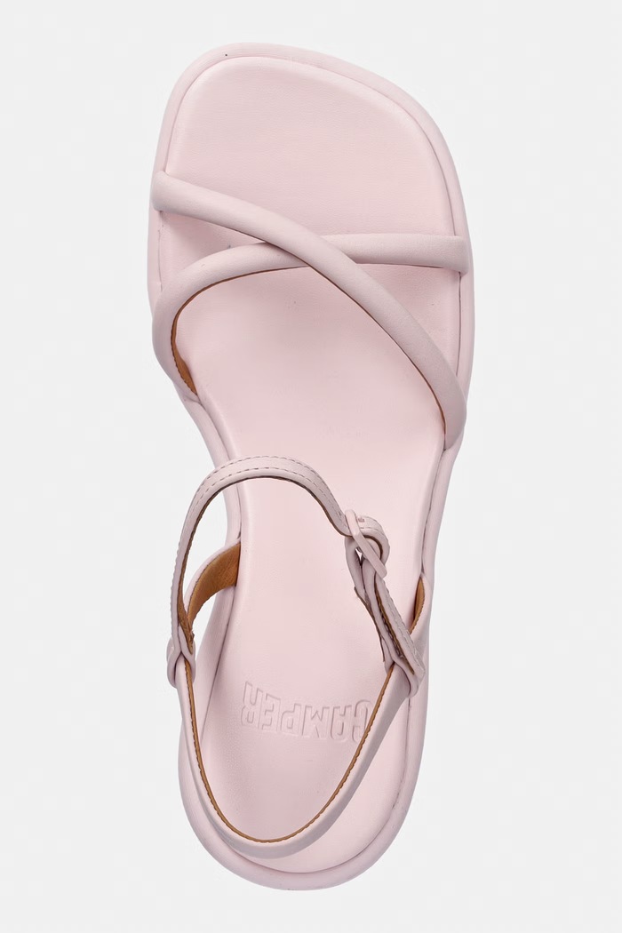 Camper kožené sandále Louise Sandal ružová K201916.003