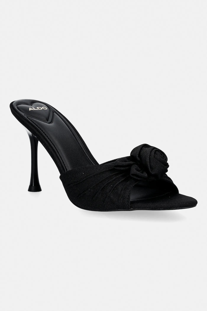 Шлепанцы Aldo ROSALINA шпилька чёрный 14193609.ROSALINA