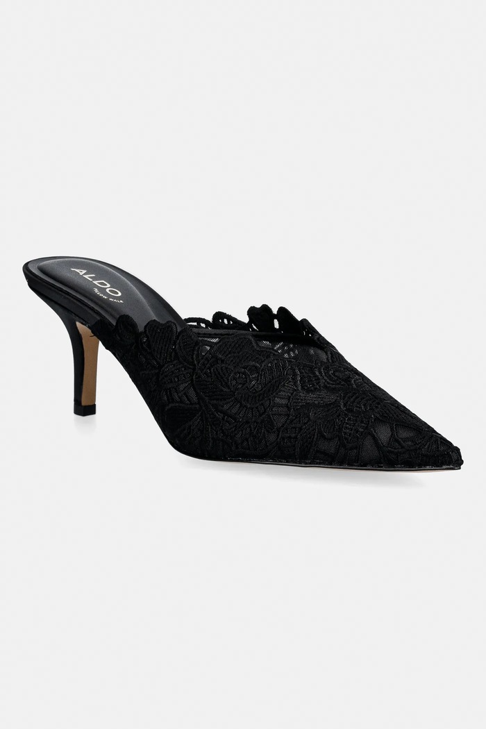 Шлепанцы Aldo GALINA 5-8 см чёрный 14241405.GALINA