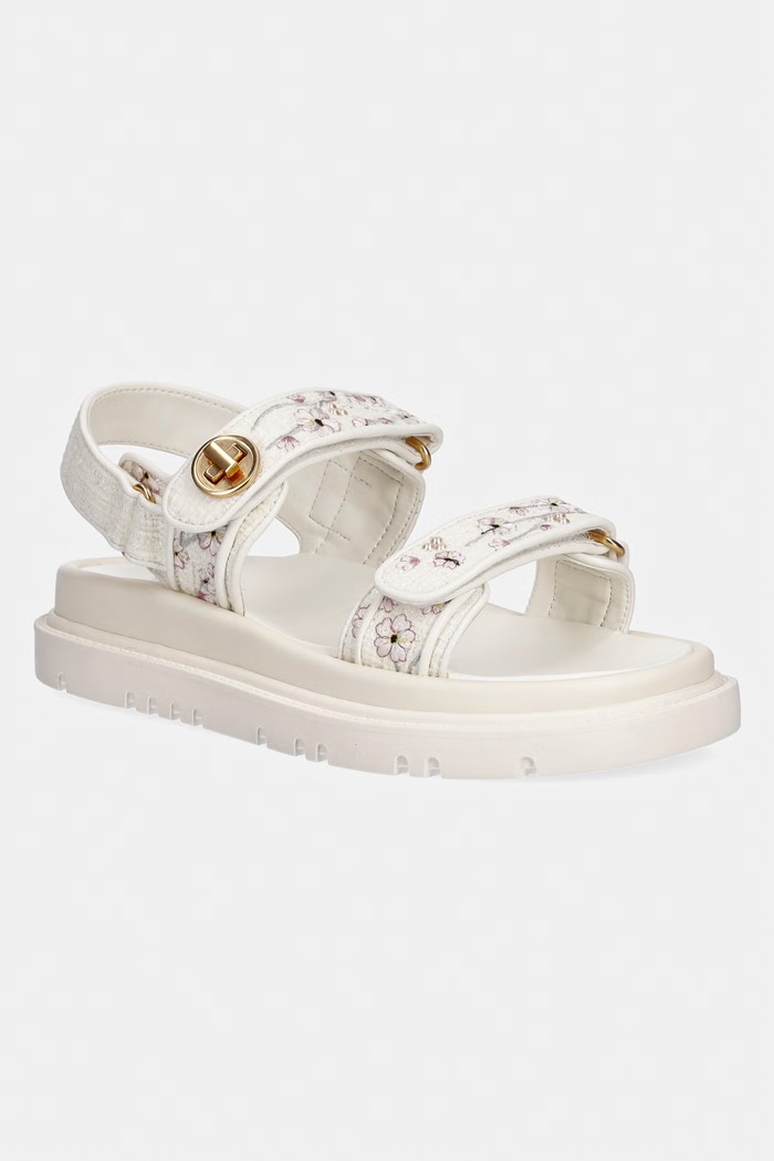 Aldo sandały LINETTE tekstylny beżowy 14242953.LINETTE