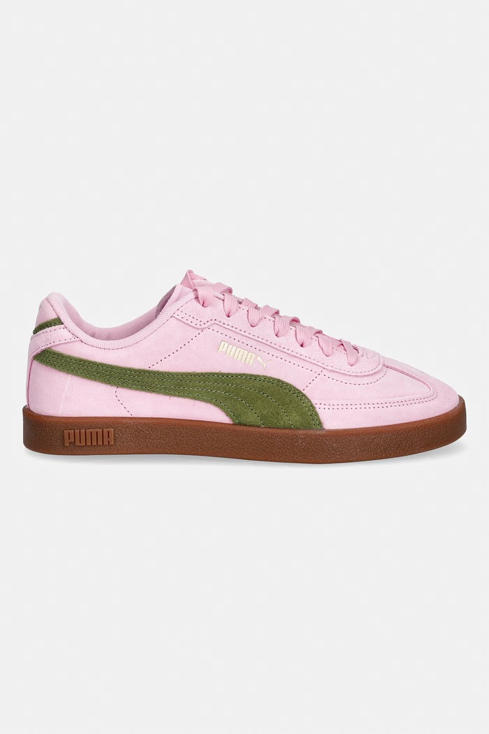 Puma sneakers din piele intoarsă Club II Era Suede 400717.D roz SS26