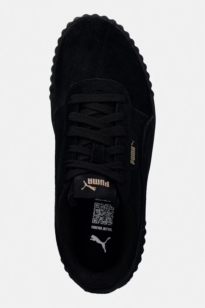 Puma sneakersy zamszowe Carina 3.0 czarny 400721