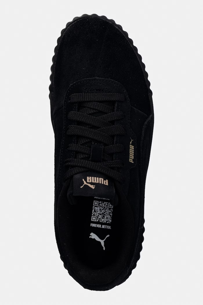 Puma sneakersy zamszowe Carina 3.0 czarny 400721