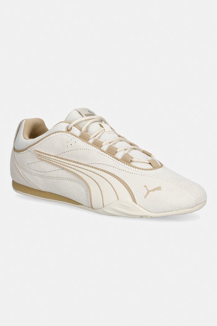 Puma CATCH SOLEIL Tenisice za žene od brušene kože bež 403955