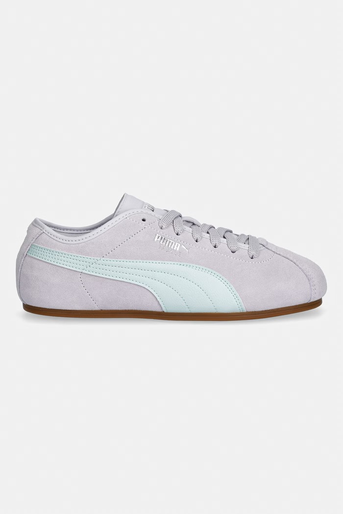 Puma sneakers din piele intoarsă Tackle 404456 violet SS26