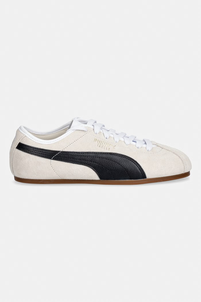 Puma sneakers din piele intoarsă Tackle 404456 bej SS26