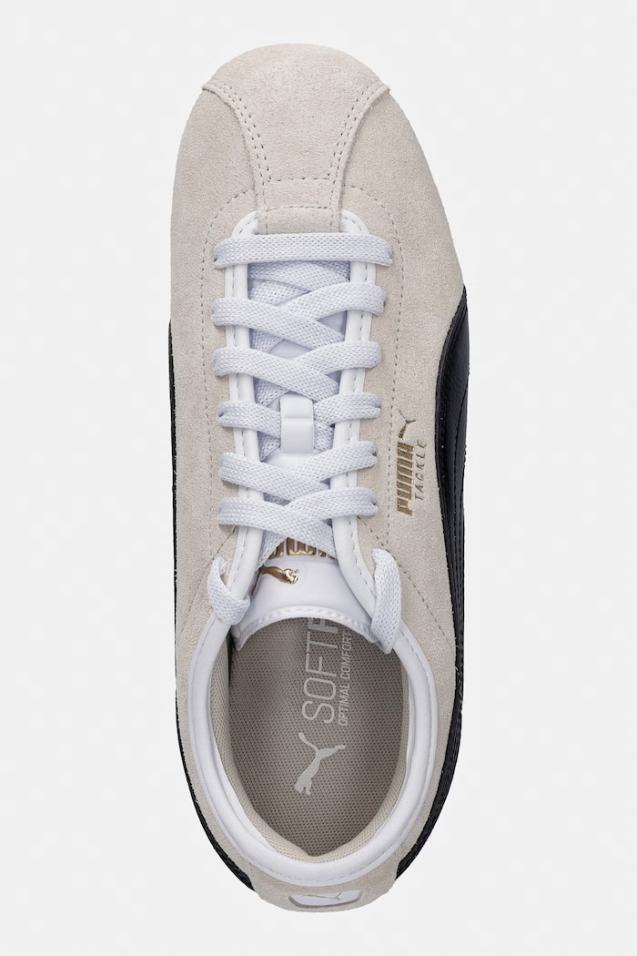 Puma sneakers din piele intoarsă Tackle bej 404456