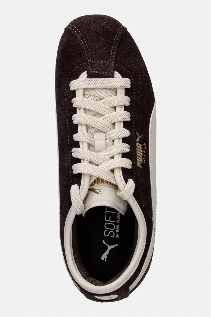 Puma velúr sportcipő Tackle barna 404456