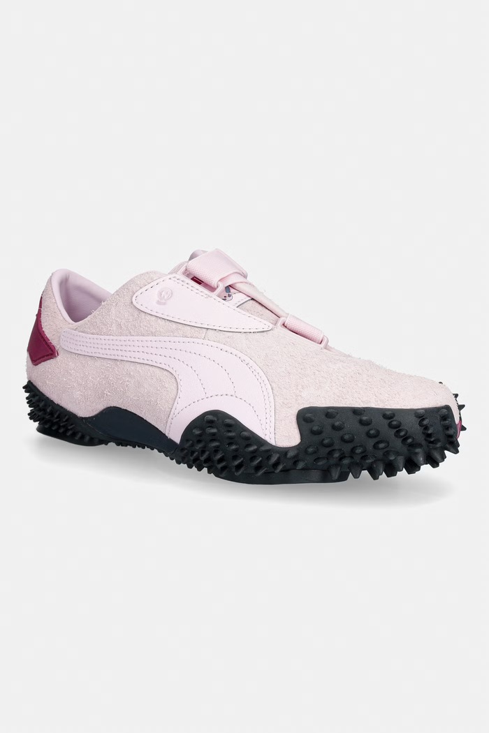Puma Mostro ESPEON Pokemon маратонки дамски от велур розов 407010