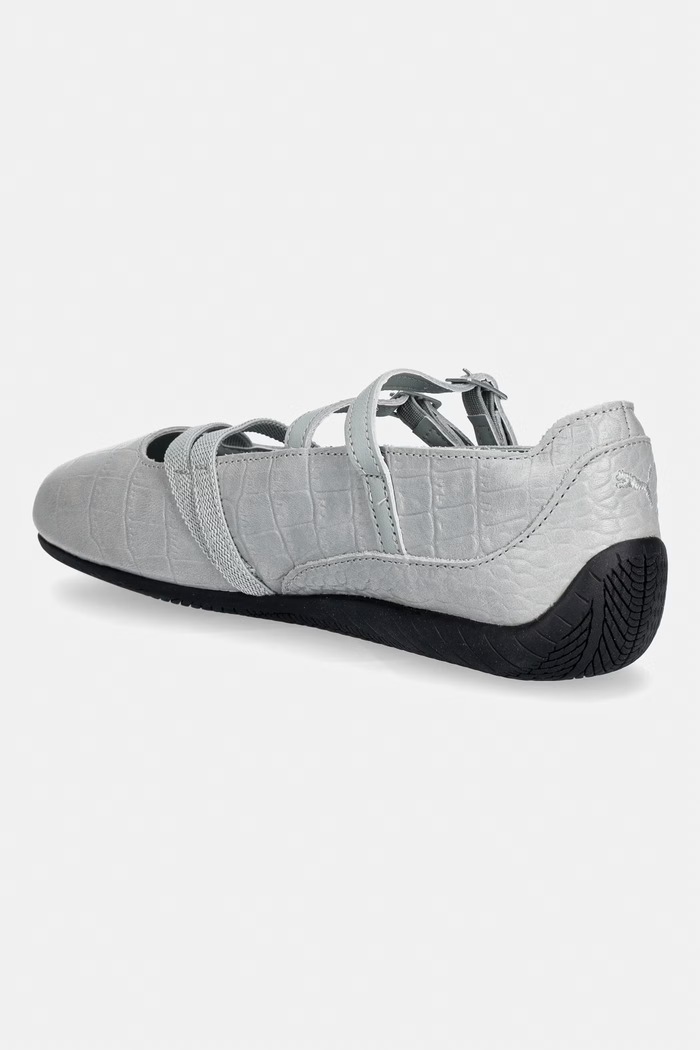Încălțăminte Puma Speedcat Ballet Croc balerini din piele 405327 gri
