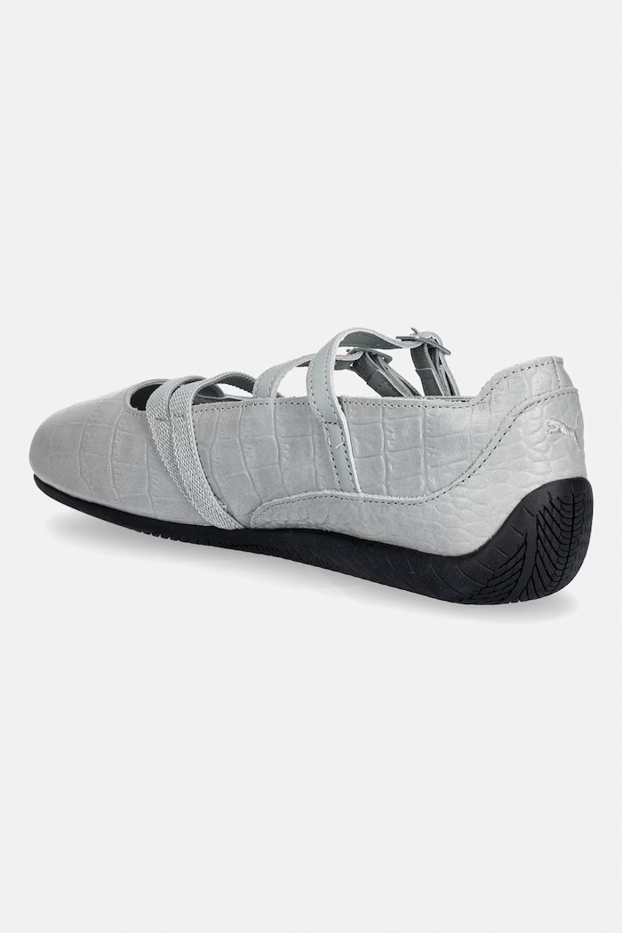 Încălțăminte Puma Speedcat Ballet Croc balerini din piele 405327 gri