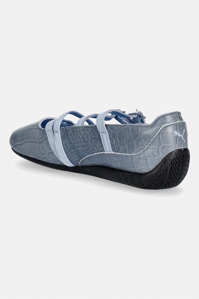 Încălțăminte Puma Balerini din piele Speedcat Ballet Croc 405327 albastru