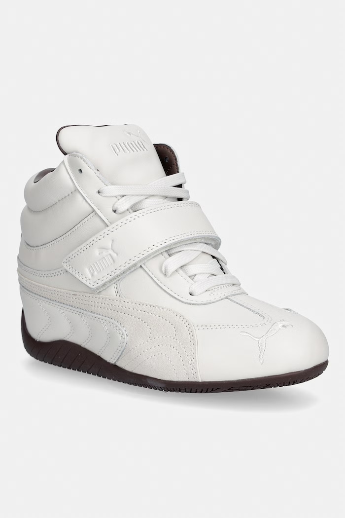 Puma Speedcat Wedge kožne tenisice za žene siva 408120