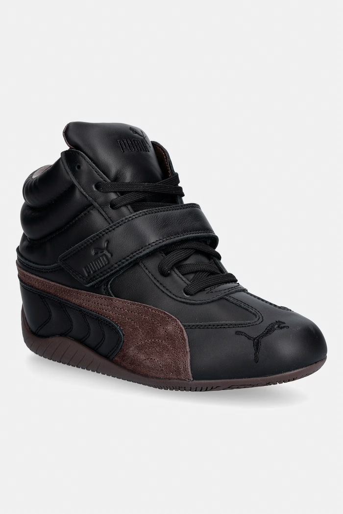 Puma Speedcat sneakers boty dámské kožené černá 408120