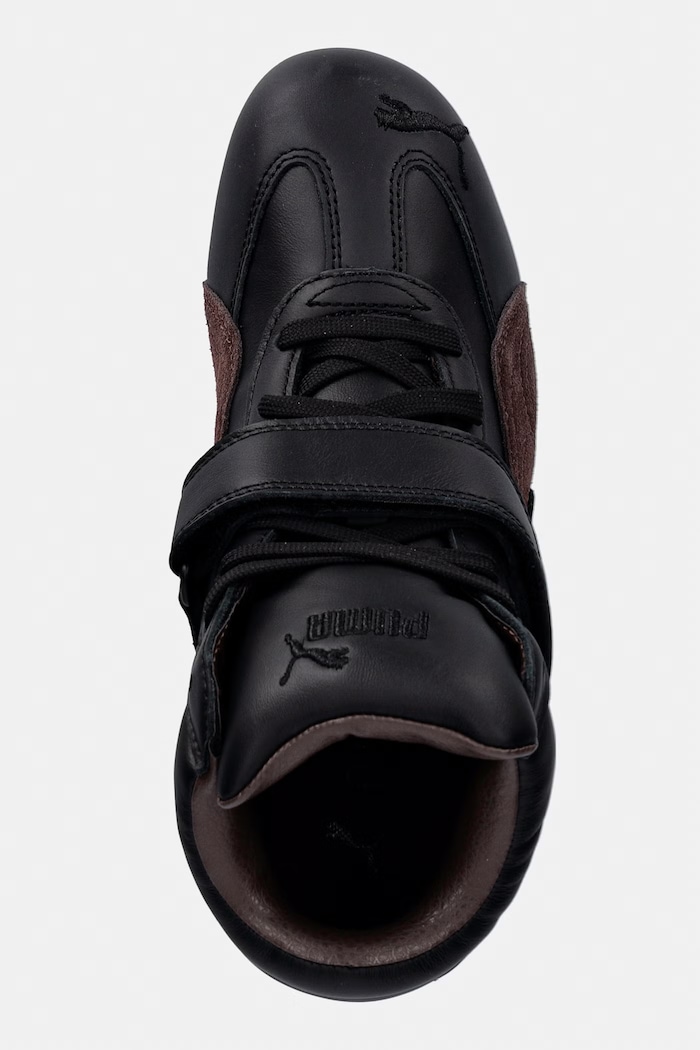 Puma Speedcat Wedge sneakersy damskie skórzane czarny 408120