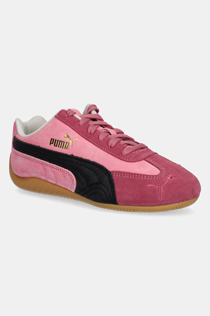 Puma Speedcat sneakersy damskie zamszowe płaska różowy 406329.D