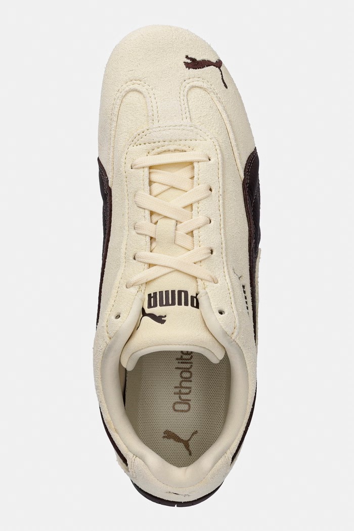 Puma Speedcat sneakers γυναικεία σουέτ μπεζ 406329.D