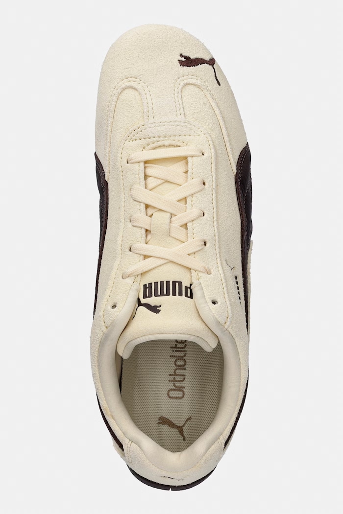 Puma Speedcat sneakers γυναικεία σουέτ μπεζ 406329.D