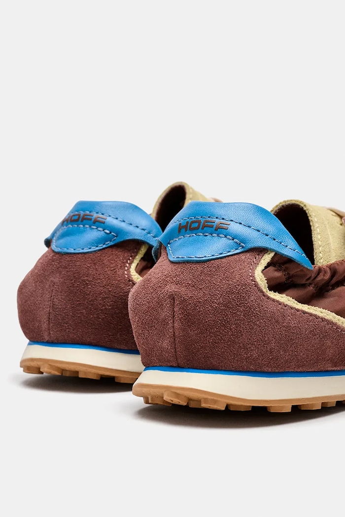 Hoff BRIDGE DOPAMINE CHOCOLATE sneakers pentru femei, din piele 12661021 maro SS26