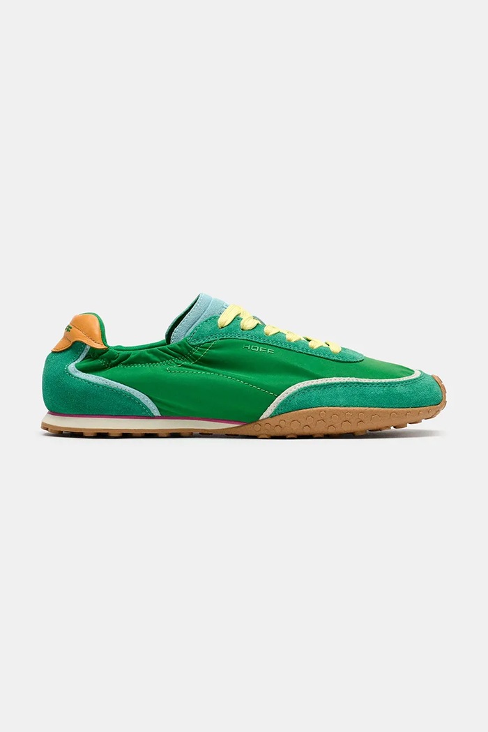 Hoff BRIDGE DOPAMINE JADE sneakers pentru femei, din piele verde 12661017