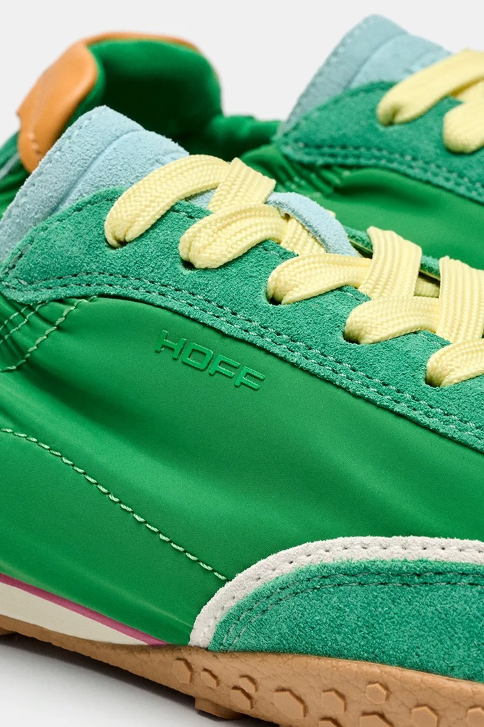Hoff BRIDGE DOPAMINE JADE sneakers pentru femei, din piele verde 12661017