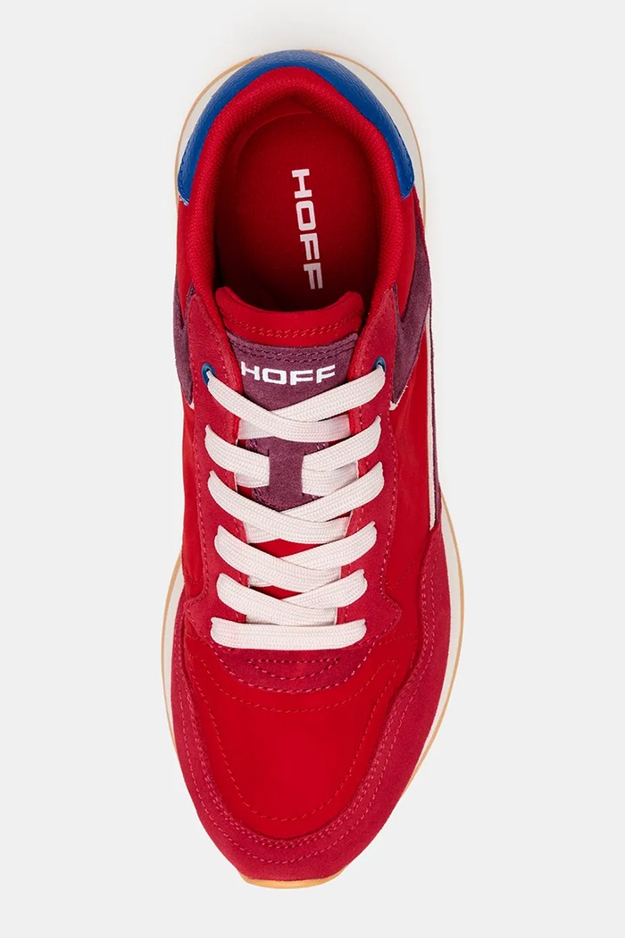 Hoff CITY DOPAMINE BERRY tenisky dámske semišové 12602015 červená