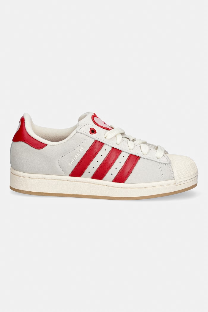 Semišové tenisky adidas Originals Superstar II KH9037 béžová SS26