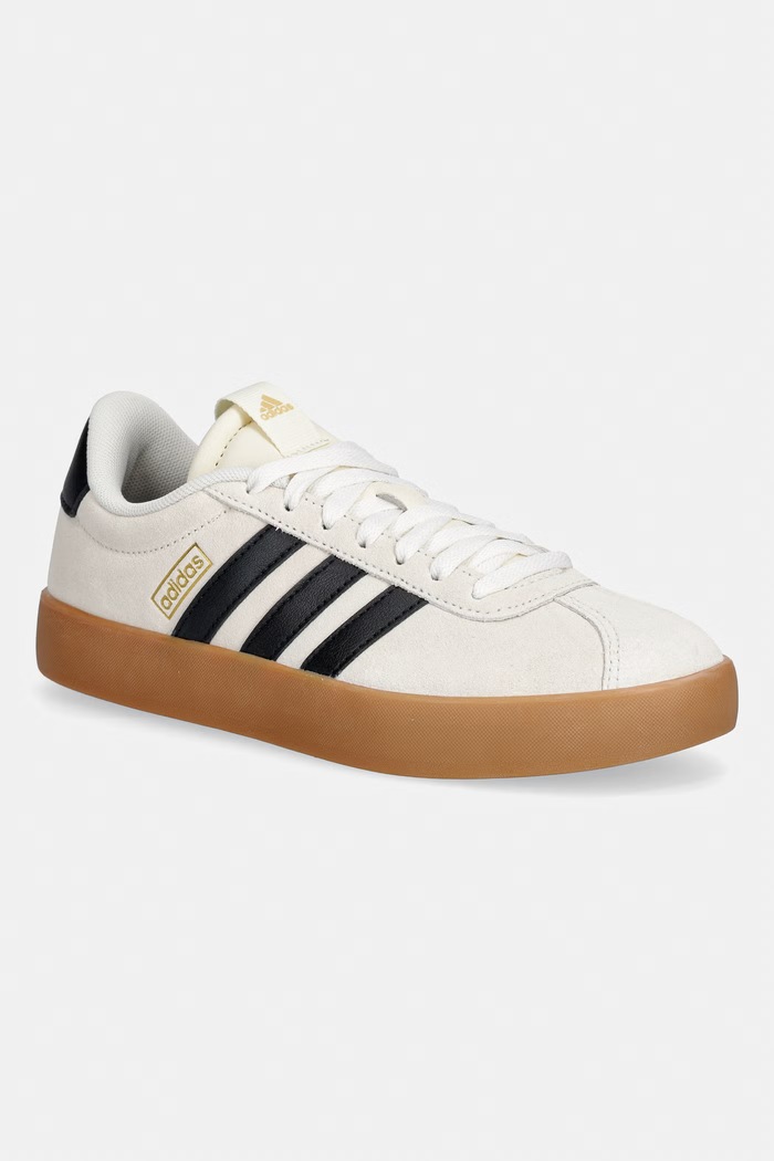 Tenisky adidas VL Court 3.0 semišová koža béžová KI6728