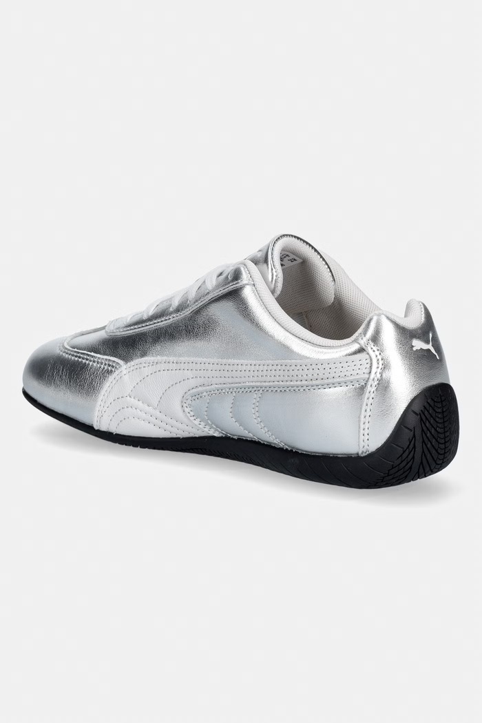 Obuv Kožené tenisky Puma Speedcat Silver 406881 strieborná