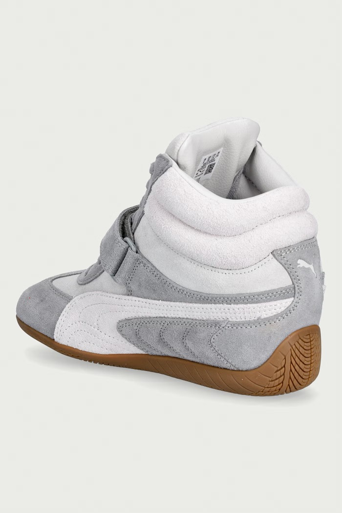 Obuwie Puma Speedcat Wedge sneakersy damskie zamszowe 407878 szary