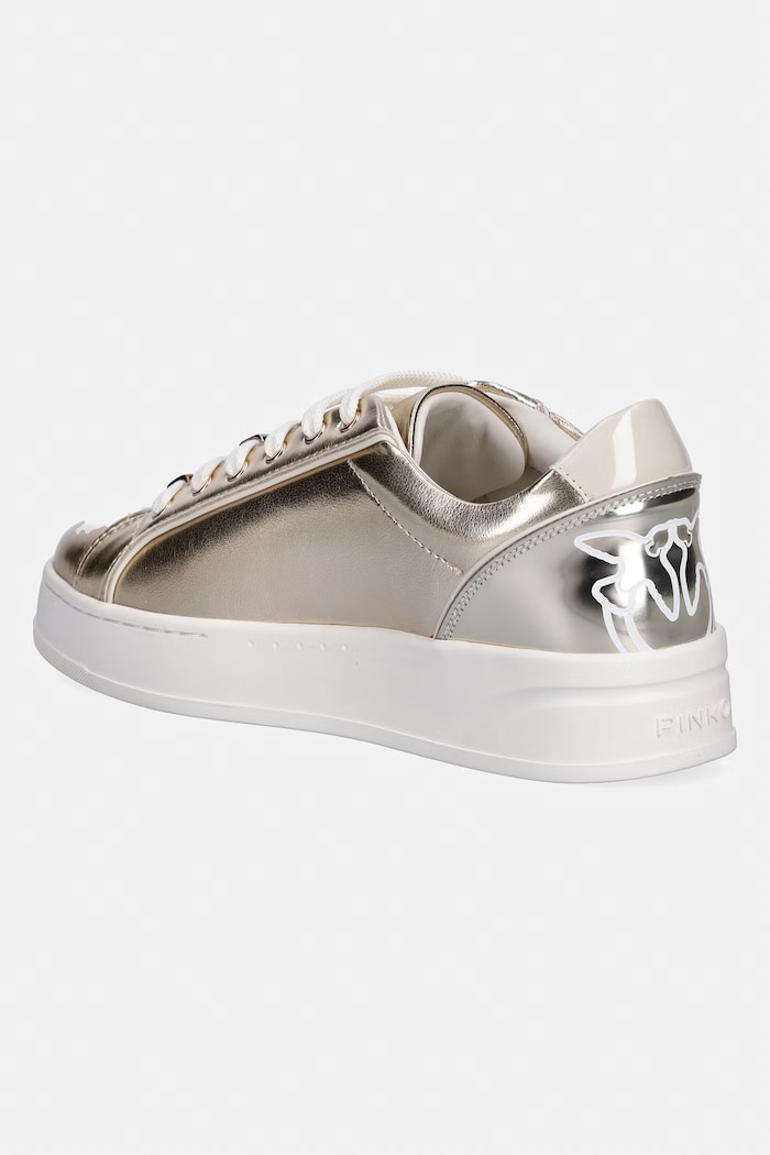Obuv Pinko Iris 01 tenisky dámske kožené SS0131.P028.Z22 zlatá