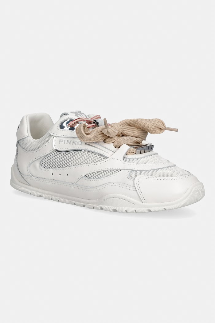 Pinko sneakers Yulia 01 textil alb SS0185.P132.Z1B