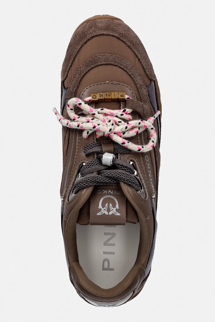 Pinko sneakersy Yulia 01 brązowy SS0185.P076.L72